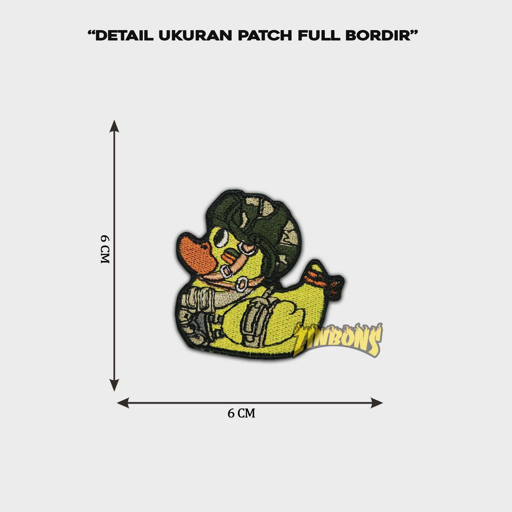 PREMIUM PATCH BORDIR BEBEK ARMY EMBLEM BORDIR