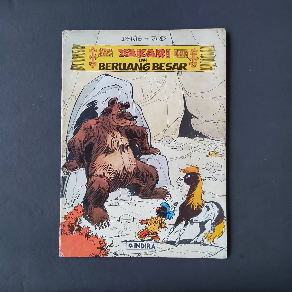 Komik Cergam Eropa Langka Seri Yakari dan Beruang Besar