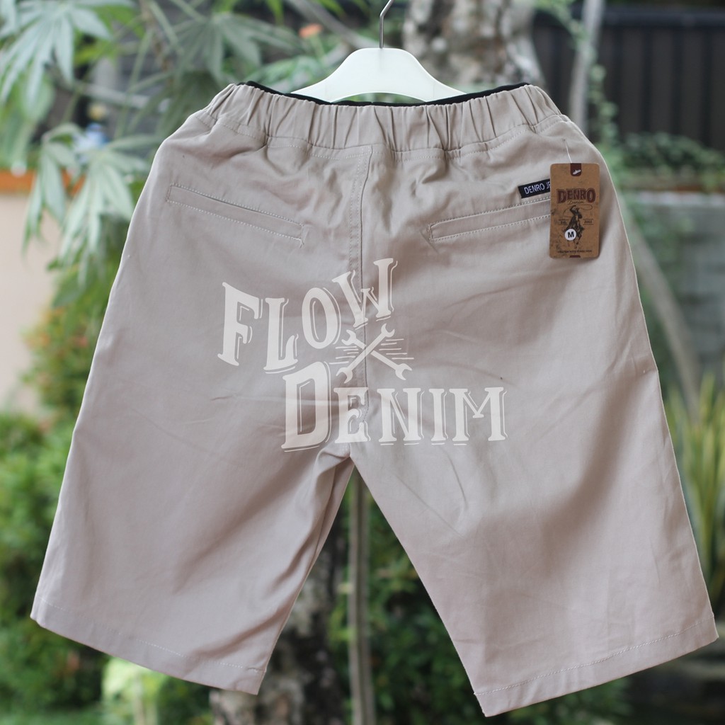 CELANA CHINO PENDEK PRIA BAHAN PREMIUM KUALITAS DISTRO CELANA PINGGANG KARET MELAR