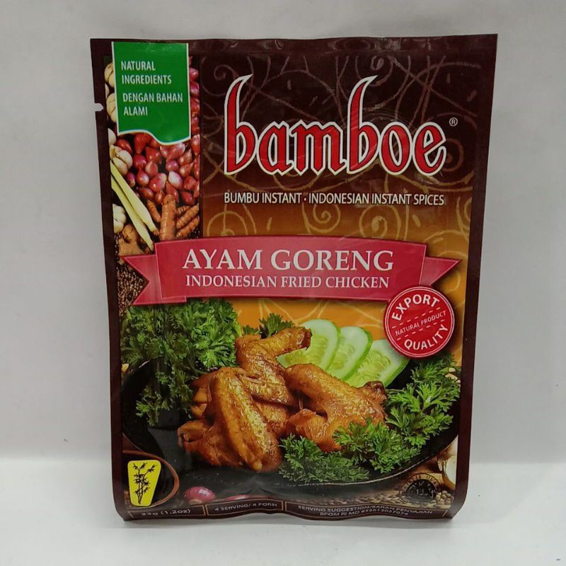 

BAMBOE BARU 33g ayam goreng