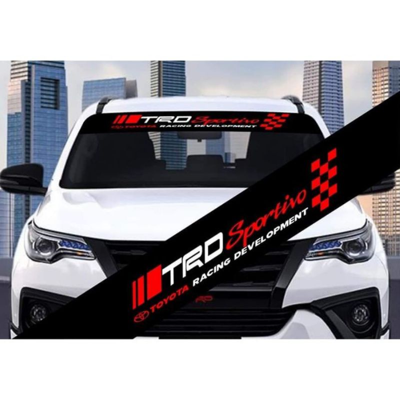 stiker kaca depan mobil Avanza Ayla Brio cayla Honda jazz keren