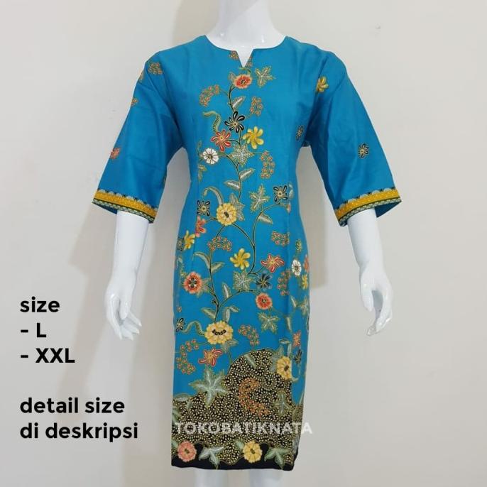 baju dress batik terusan batik wanita batik modern 105