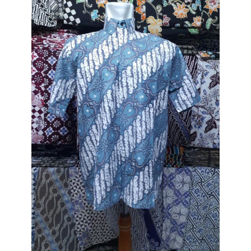 KEMEJA BATIK LENGAN PENDEK MURAH