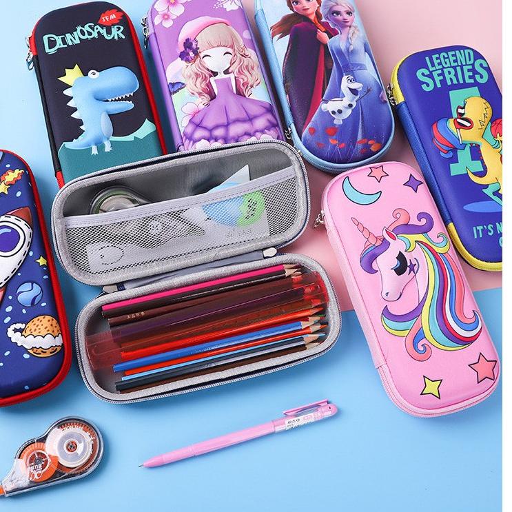 

COD- Kotak Pensil Case 3D Anak Sekolah TK SD Kotak Pensil 3D Bahan EVA ✓