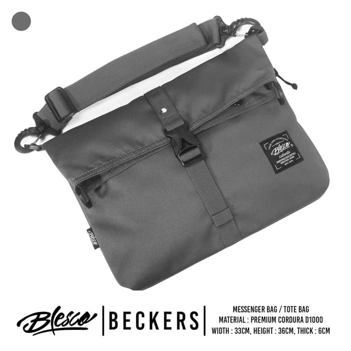 Tas Selempang Pria Warna  Abu -  Blesco Beckers