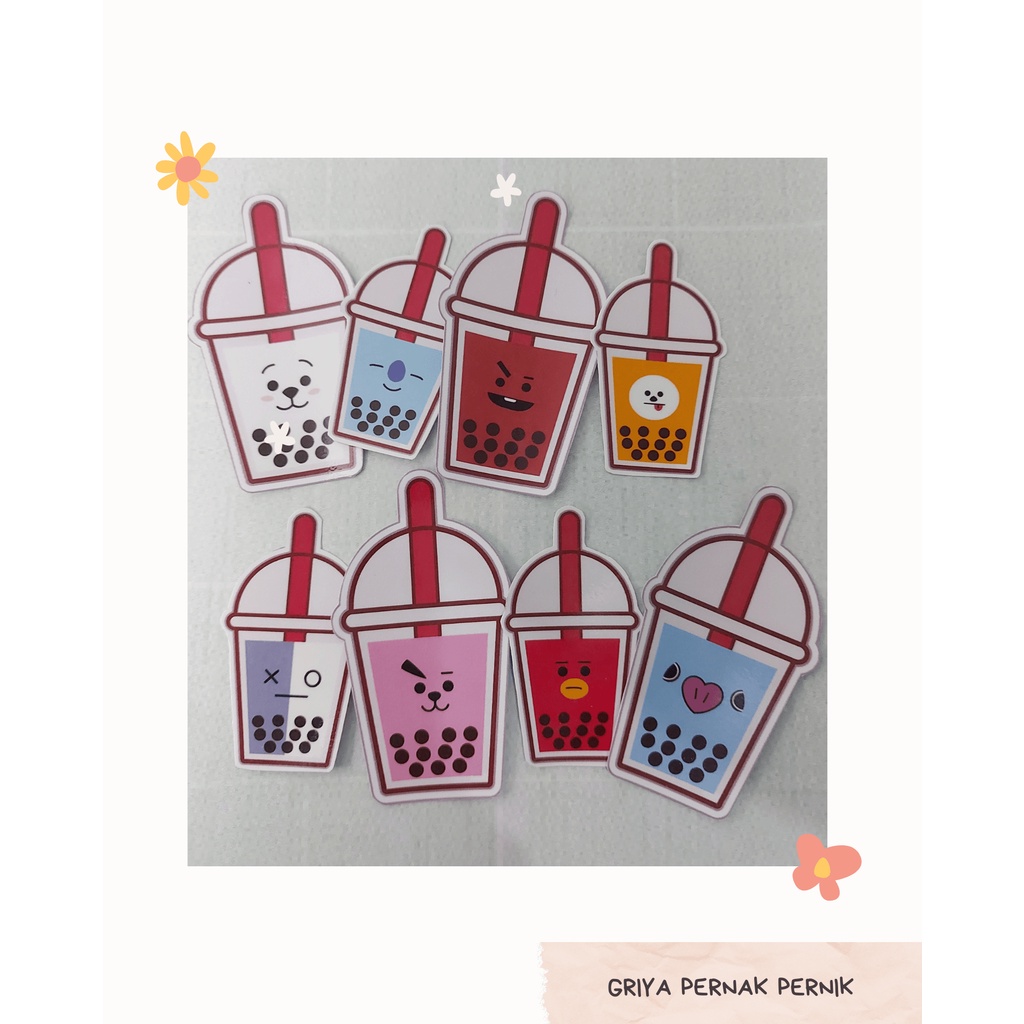 

Pernak Pernik - Stiker BT21 Boba | Stiker Tumblr Hp