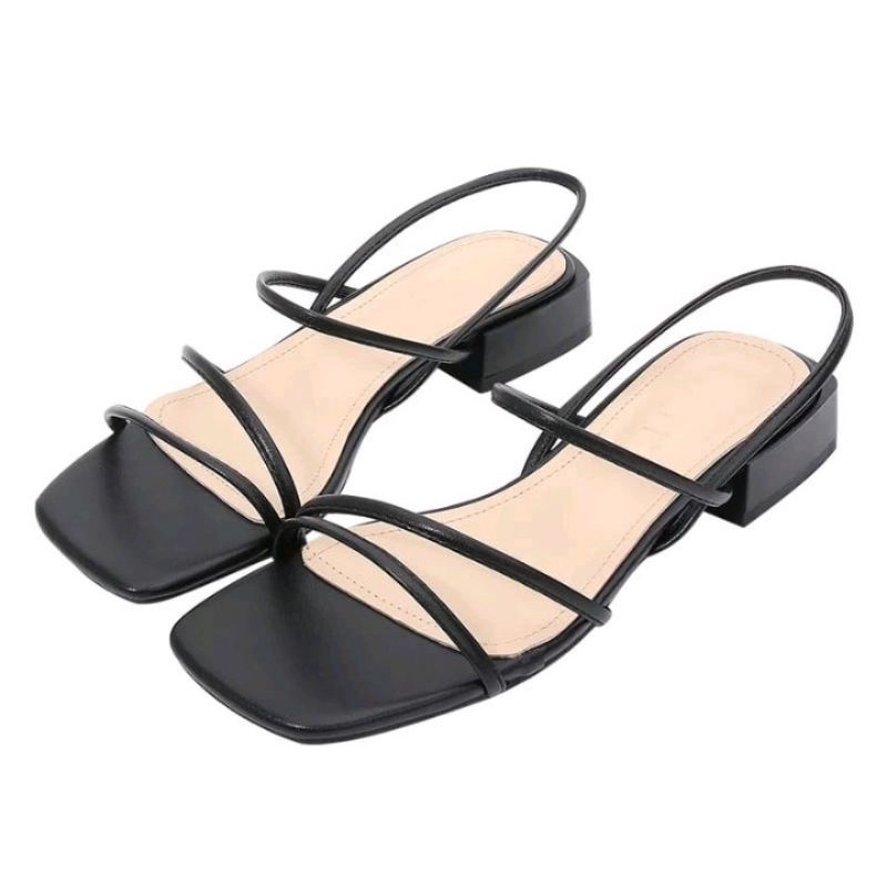 SANDAL HEELS WANITA TERBARU MODEL TALI N 27