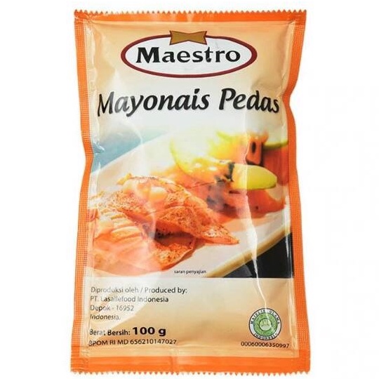 

Maestro Mayonais Pedas 100gr Salad Dressing Mayonnaise