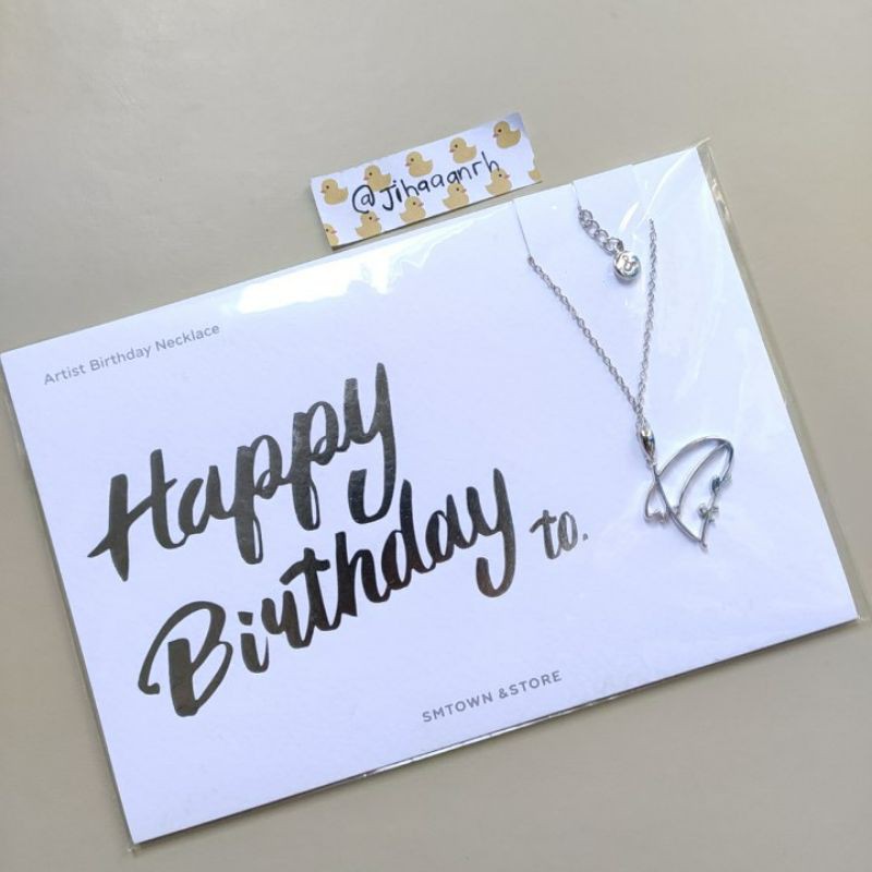 D.O. Kyungsoo EXO Birthday Necklace