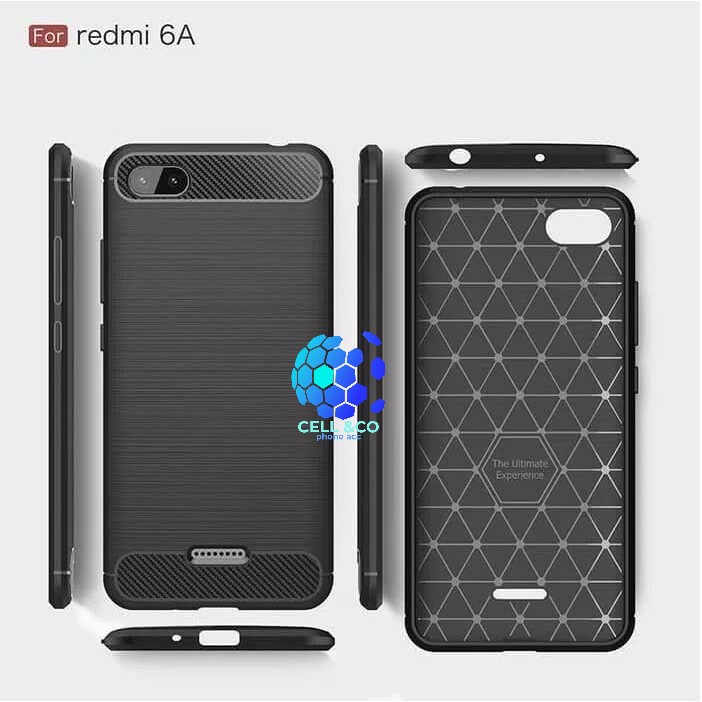 CASE CARBON XIAOMI REDMI 6A casing hp silikon softcase case premium carbon cover