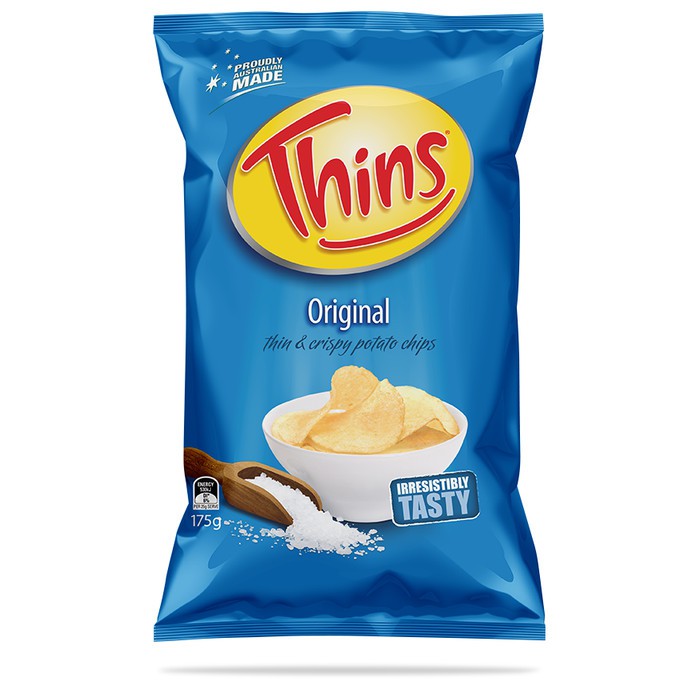 

Thins Original 175 g / Thins Kripik Kentang Original 175g