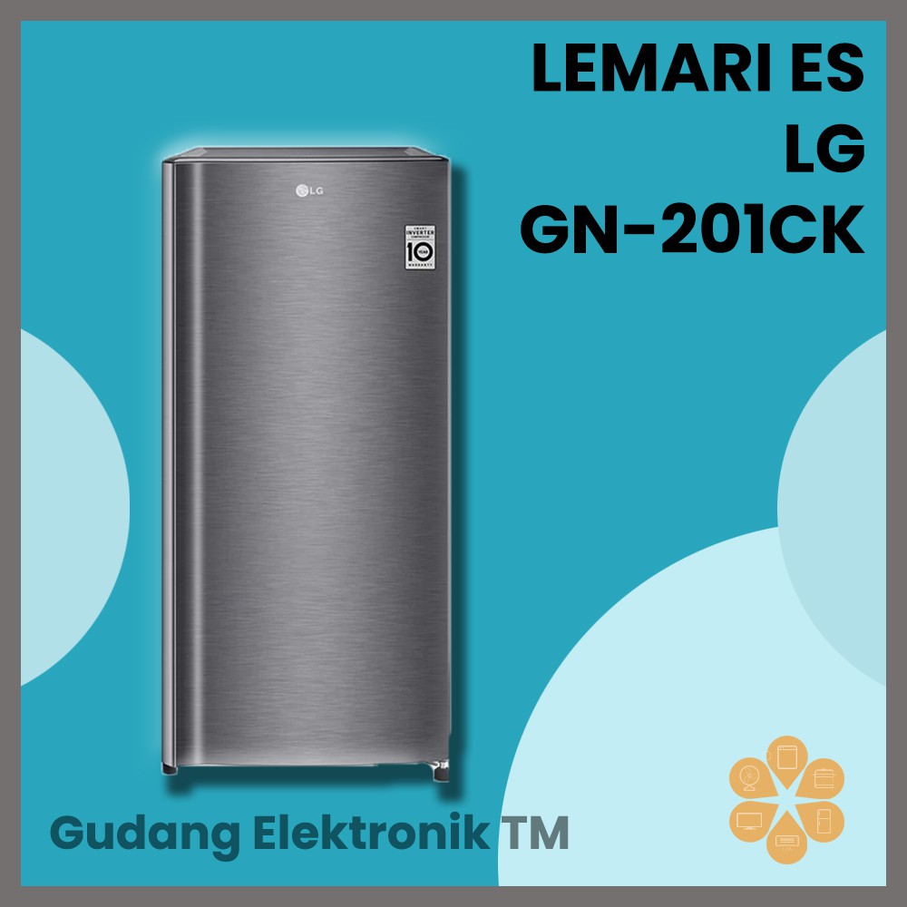 Lemari Es Kulkas 1 Pintu LG GN-201CK