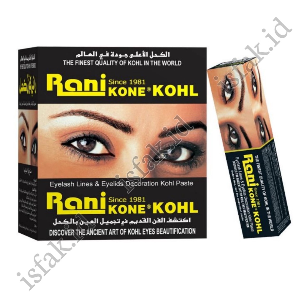 Rani Kone Kohl Celak Mata Arab Original Sipat Mata Rani Eyelash Lines Dan Eyelids Decoration KOHL Kone