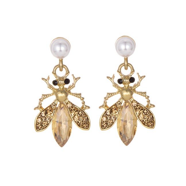 LRC Anting Tusuk Fashion Alloy Stud Earrings F71067