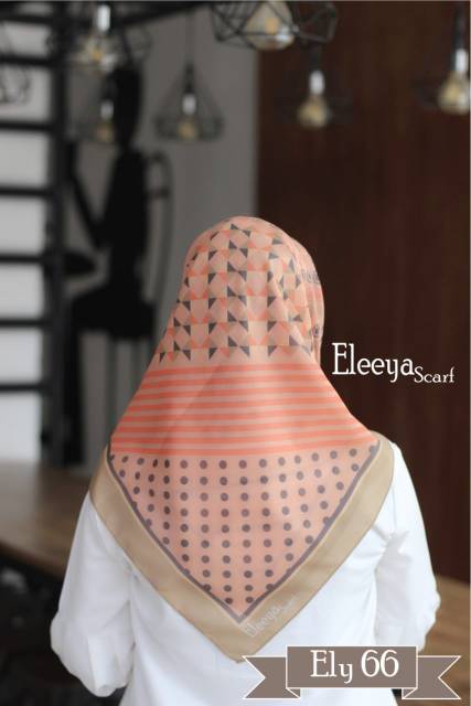 HIJAB SEGIEMPAT MOTIF PRINTING II Eleeya Scarf ELY 66