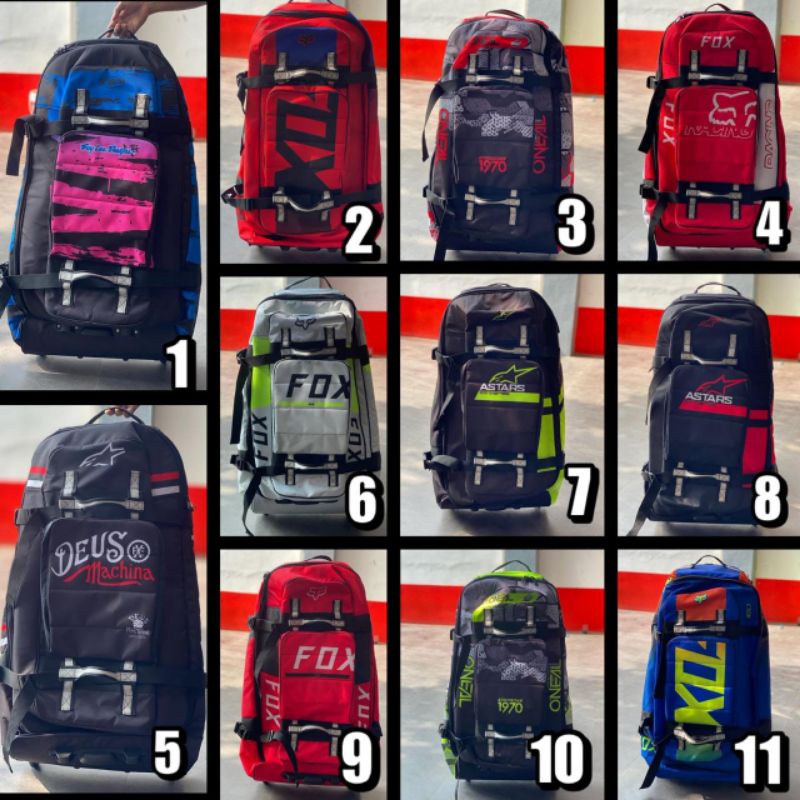 TROLY BAG OGIO TAS KOPER PERLENGKAPAN AKSESORIS MOTOR CROSS TRAIL TRABAS GRASSTRACK ADVENTURE