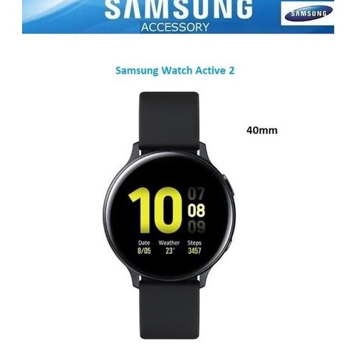 Handphone Smartwatch Original Samsung Galaxy Watch Active2 40Mm Black Store_Rade