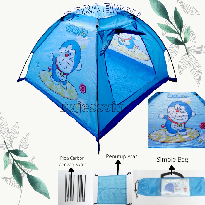 Tenda Mainan Anak Princess Castle Kastil Karakter - Tenda Dome Camping Castel Rumah Rumahan Karakter