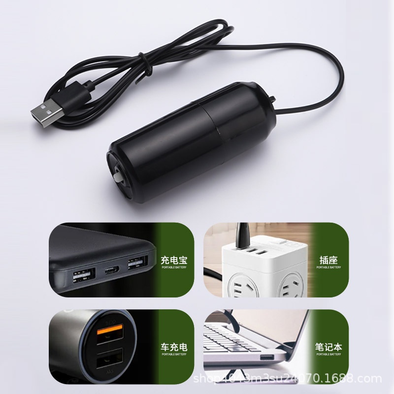 Aerator Aquarium Mini Batu Gelembung Aerator Usb Pompa Udara Aerator Airpump FEFARM