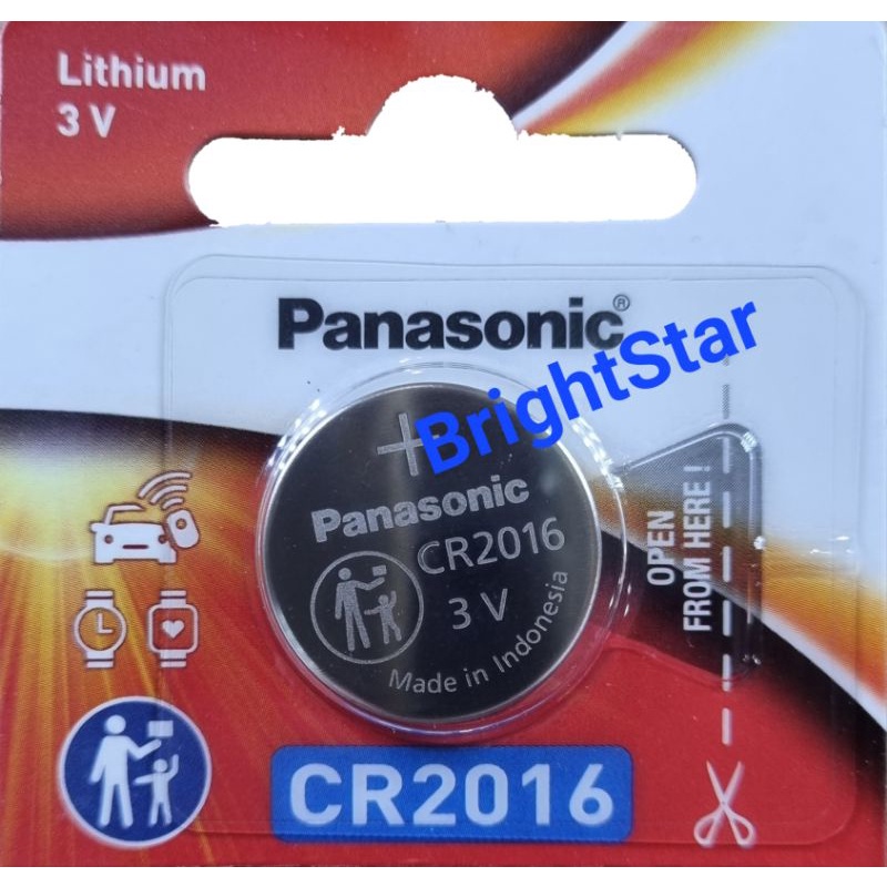Baterai Kancing Panasonic CR2016 (@1PC)