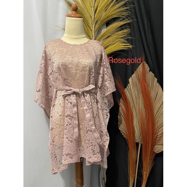 Blouse outer brokat Kornely corneli kebaya modern brokat simple