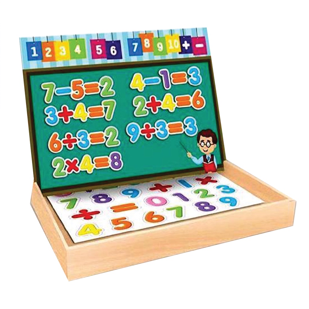 Mainan Edukasi Anak Puzzle Kayu Wooden Magnet Game Toys Kid