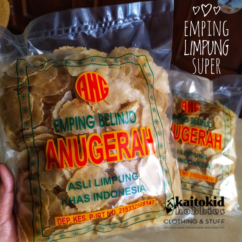 

Emping Super Asli LIMPUNG 250gr Enak Renyah Kriuk Khas Indonesia Oleh Oleh