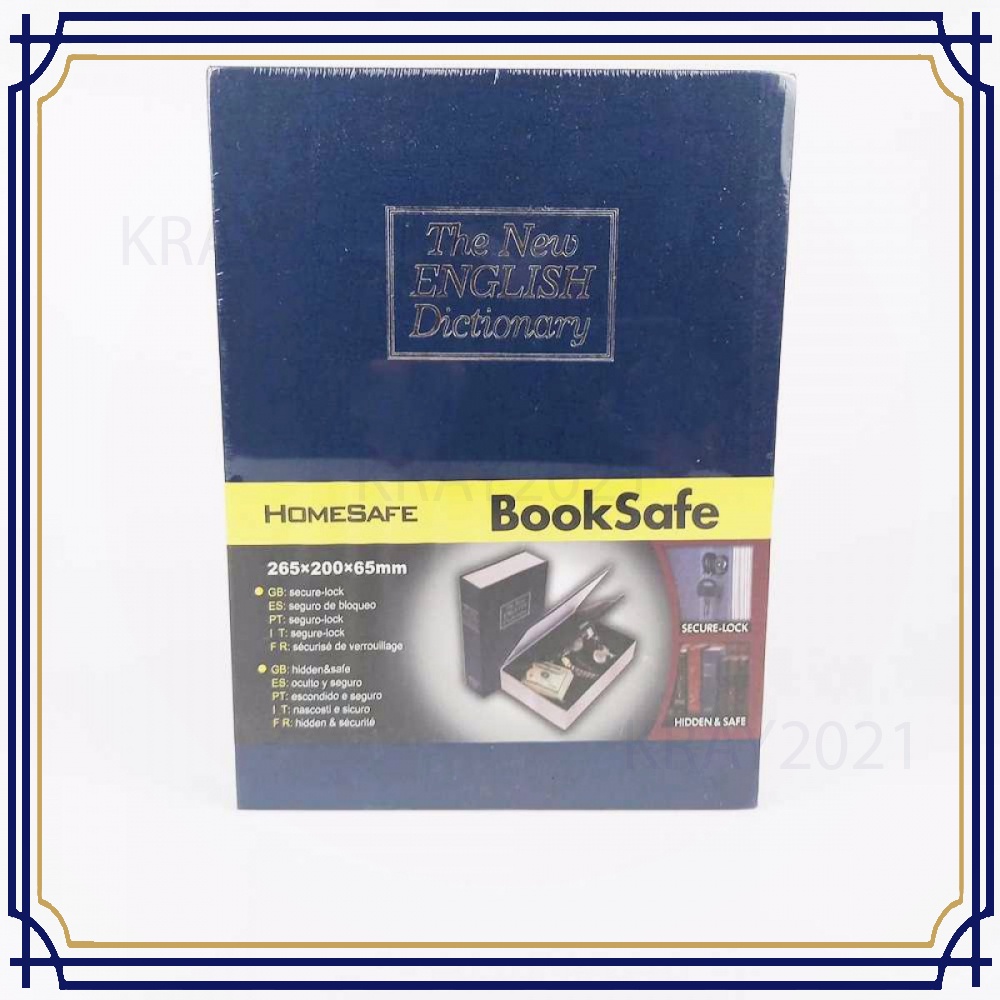 Security Dictionary Jewelry Key Lock Book Storage AK129