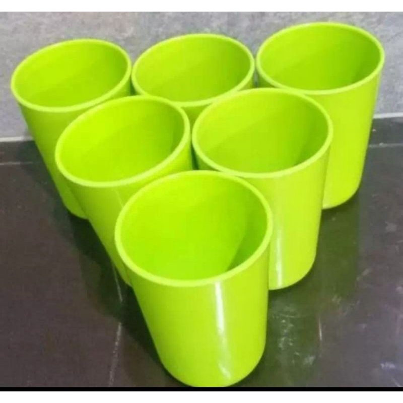 6pcs Cangkir minum Gelas Tinggi  Melamin Tebal , cangkir melamin singa singi G0401