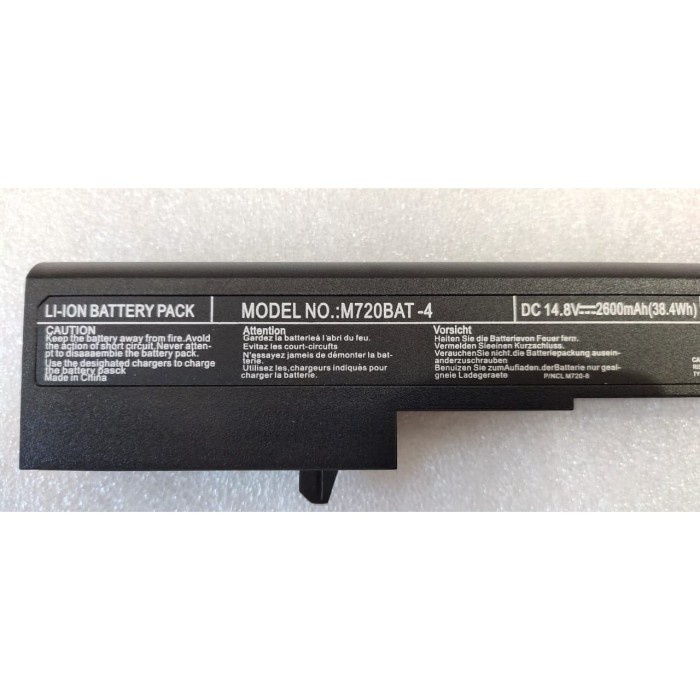 Baterai Laptop Original Axioo MLC M72SX M720 M72SR M720-BAT-4