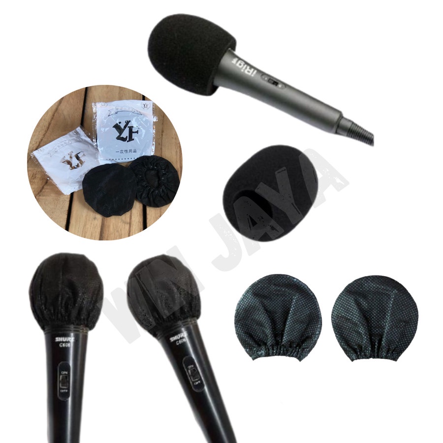 SARUNG MIC SEKALI PAKAI COVER TISU MICROPHONE PEMBUNGKUS MIC PREMIUM