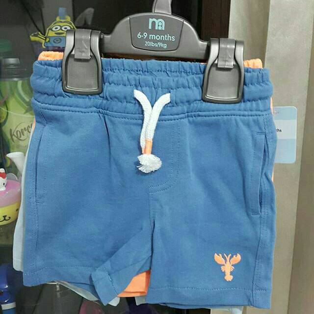 celana mothercare new 3pc 6-9m nwt