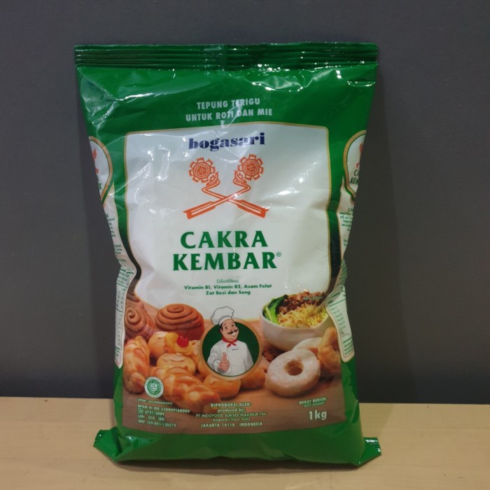 

cs01477 Tepung Cakra Kembar Premium 1 Kg Da01D100