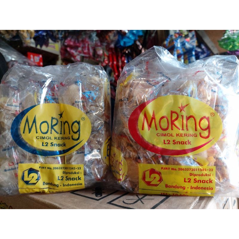 

Moring Cimol Kering L2 Snack 20gr isi 10 Bungkus