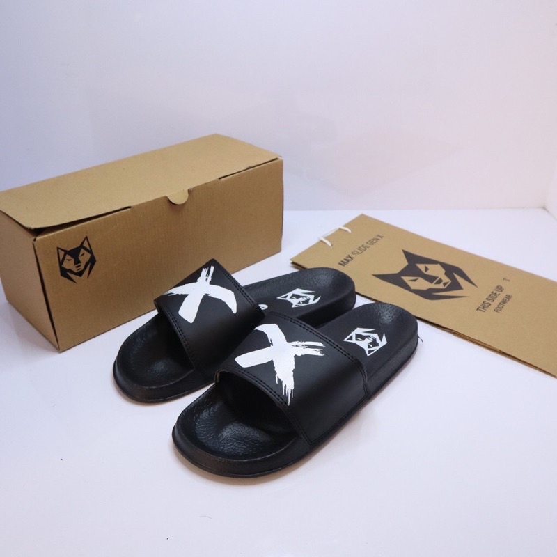 Sandal Slop Pria - Sandal Maxslide Pria - Sendal Slop Pria - Sandal Slide - Sandal Pria Kasual - San