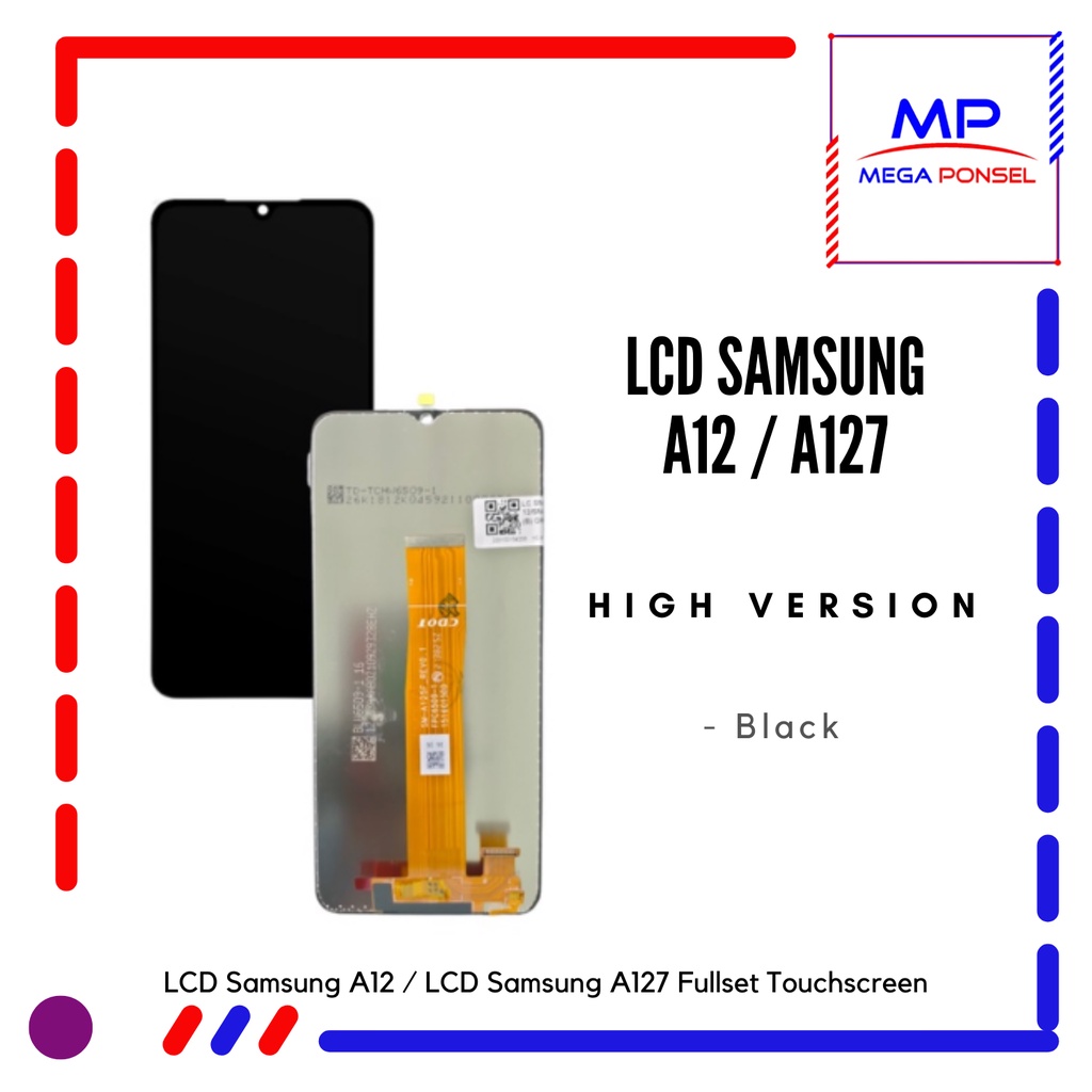 LCD Samsung A12 / LCD Samsung A127 Fullset Touchscreen