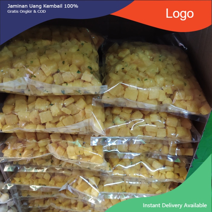 

Makanan Ringan Snacks DAKA DAKA SINGKONG GANEPO berat 250GR SINGKONG KOTAK KUNING RENYAH TERLARIS