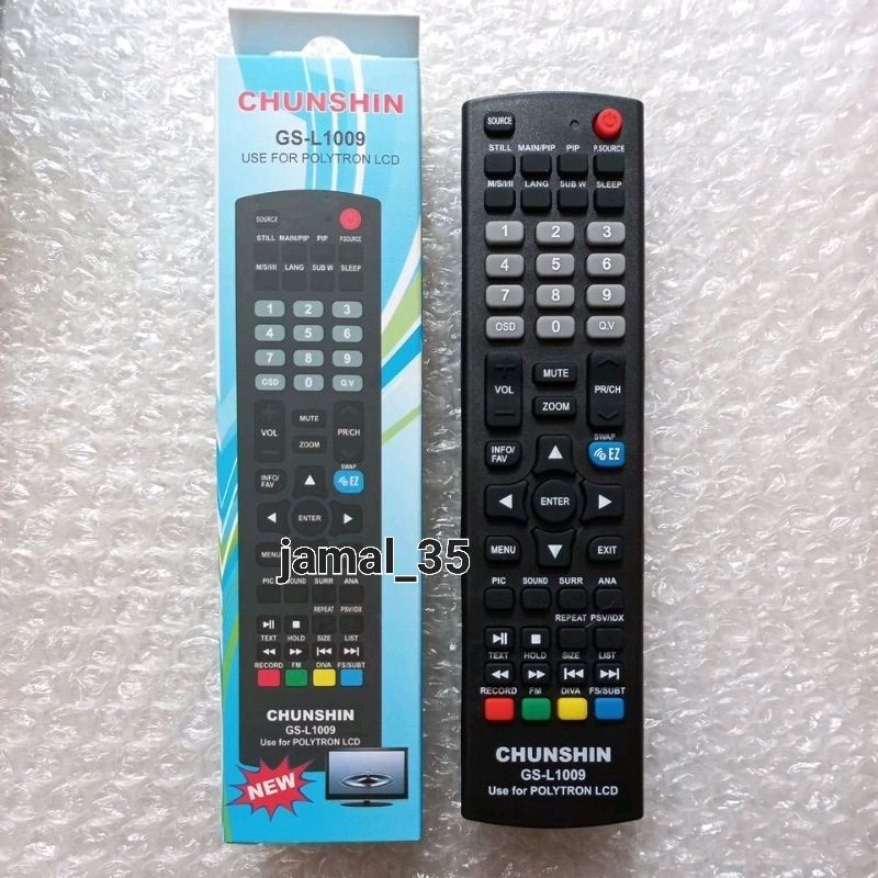 REMOTE REMOT TV MULTI POLYTRON LED/LCD PLD UNIVERSAL GS-L1009