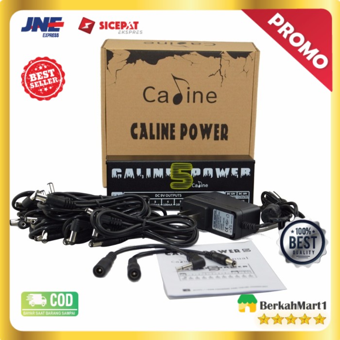 Caline CP-05 Power Supply Pedal Daya Listrik 9 V 12 V 18 V 10 Output