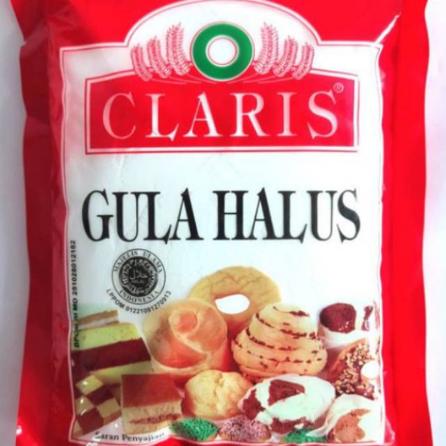 

Gula halus claris 250gr