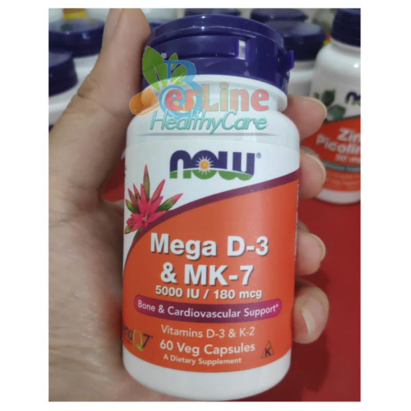 NOW Vitamin D3 K2 Mk7