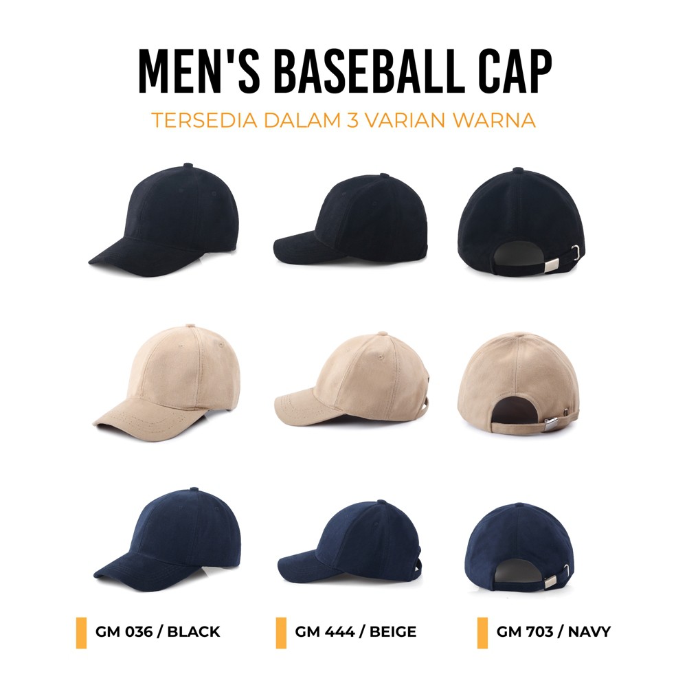 Topi Baseball Pria Autoomic GM 036