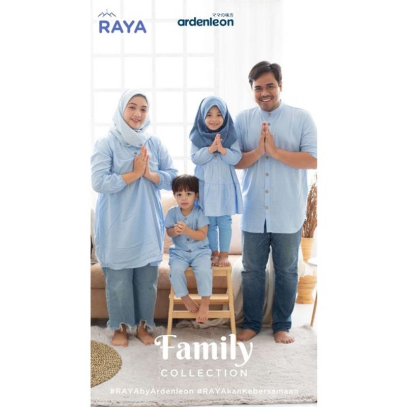 Ardenleon MEN MOM TUNIC Raya Shirt / Arden Leon Baju Raya Perempuan Wanita Tunik /  Raya Pria Laki