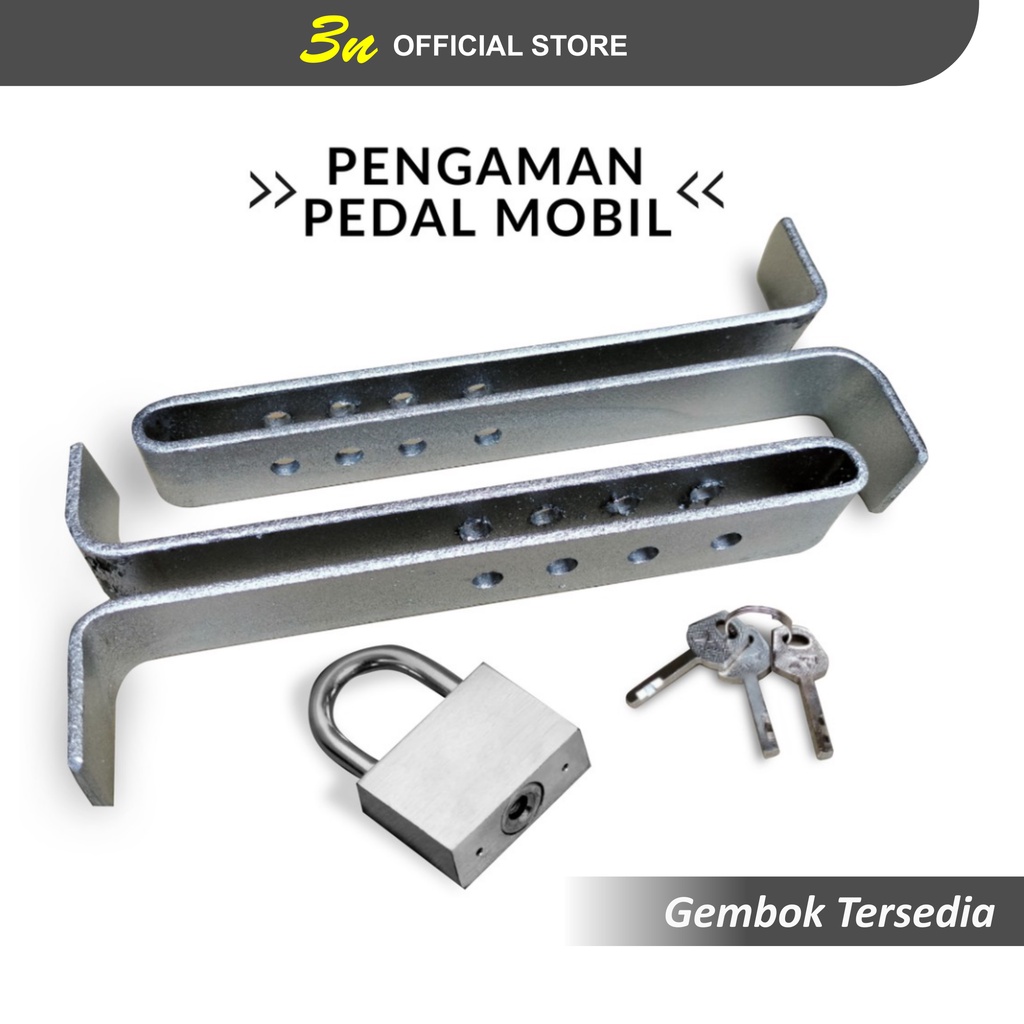 PENGAMAN PEDAL MOBIL/ PENGAMAN MOBIL / PENGAMAN KOPLING / PENGAMAN REM