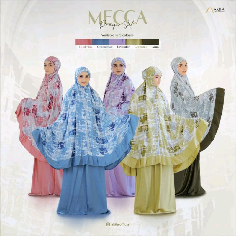 Mukena Mecca ORI by AKIFA Best Seller Katun Rayon Super