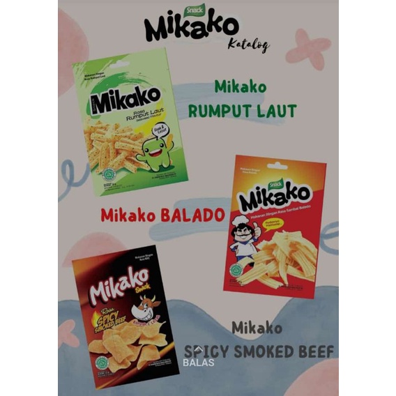 Mikako Snack Aneka Rasa 20 gr X 10 Pcs# Snack Viral# Best Seller # Diskon 15%