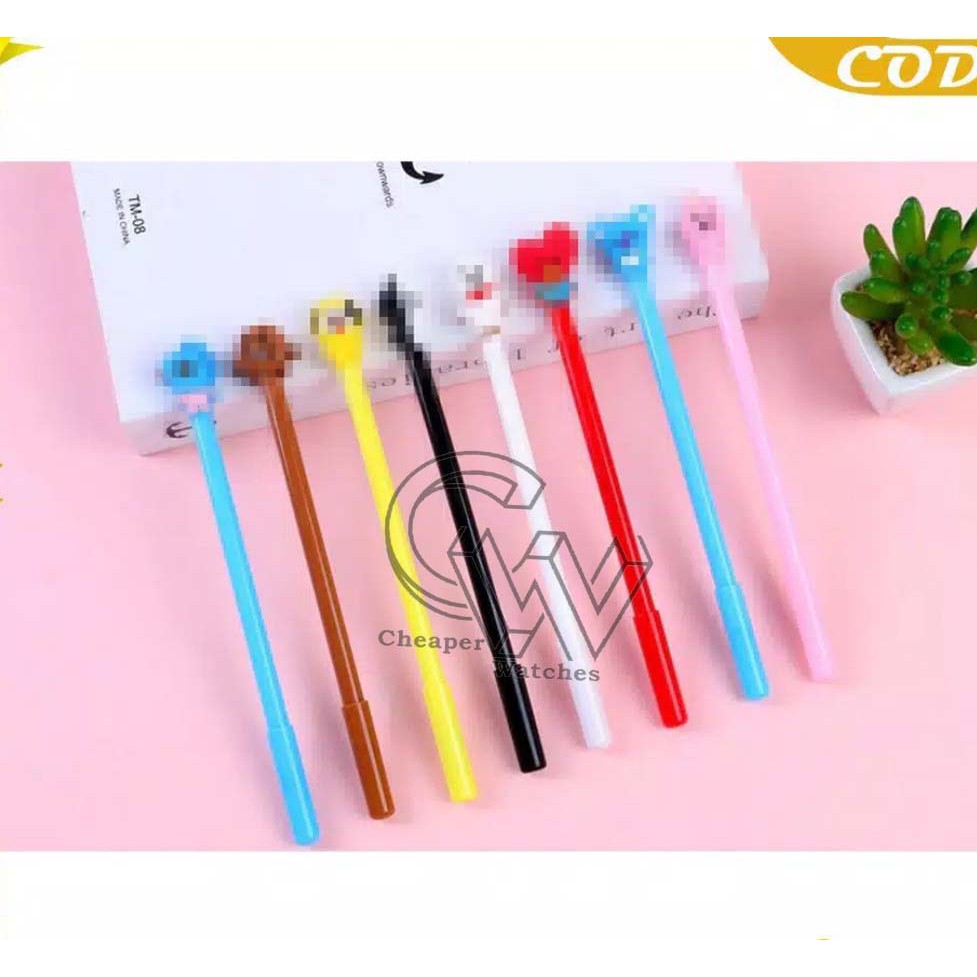 Cheaper-Pena Army Cute Cartoon Ballpoint Pen Pulpen Gel Lucu Murah