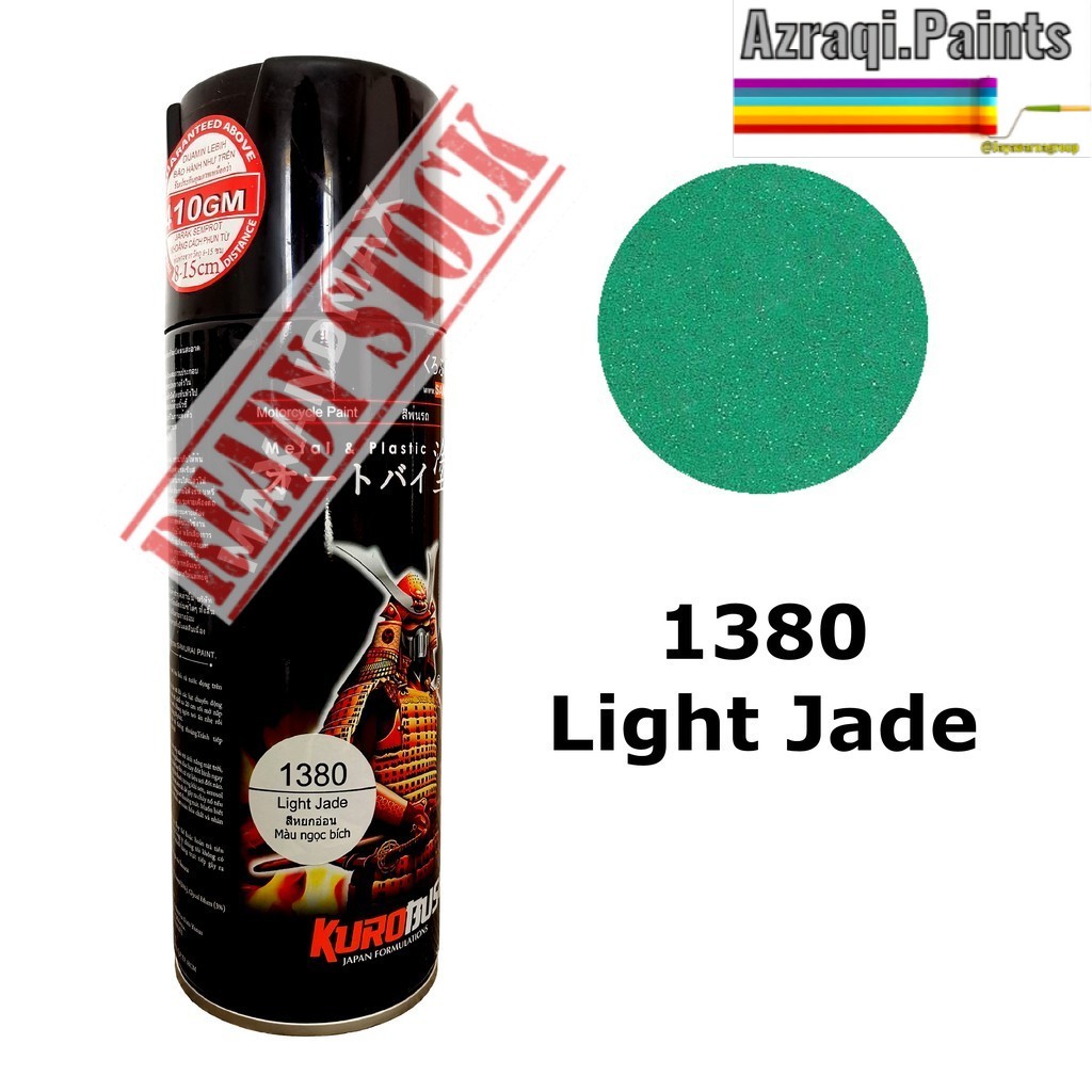 Samurai Paint Light Jade 1380 Hijau Metalik 400 ml - Cat Semprot