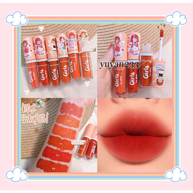 PROMO PER6PCS!!!LIP GLOSS GIRL KISS BEAUTY NO.70521