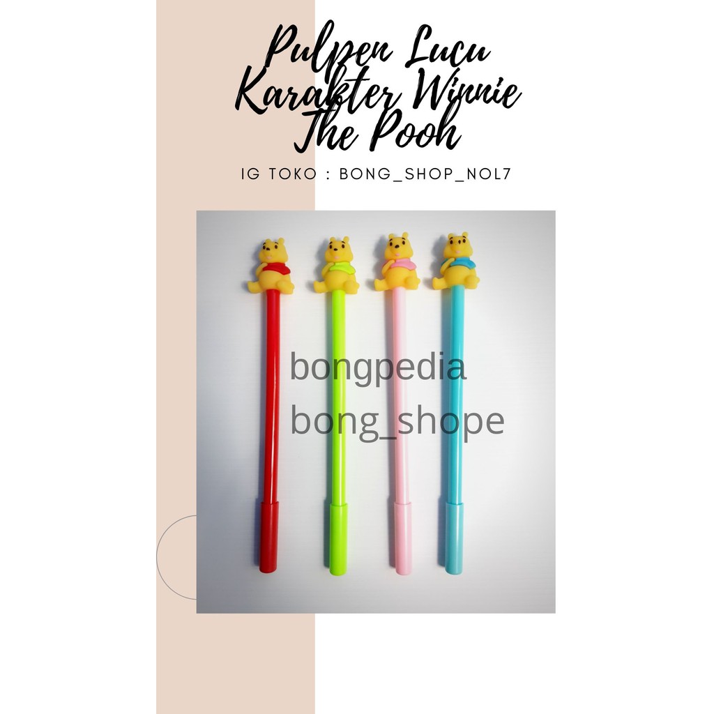 

Pulpen Lucu Karakter Winnie The Pooh|Pen Lucu Karater Winnie The Pooh|Ballpoint Lucu Winnie The Pooh